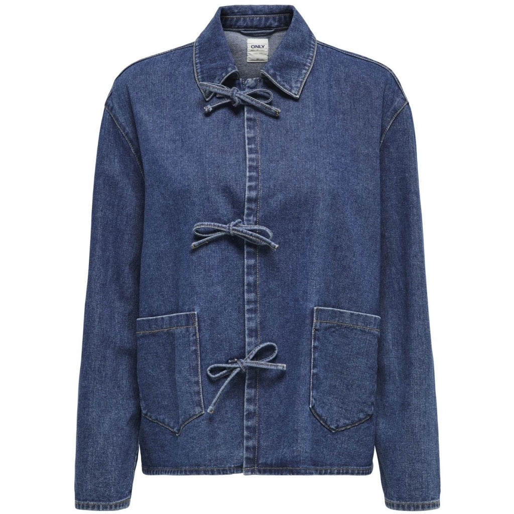 Only Dames Onlchoice Bonded Aviator OTW, Dark Blue Denim, M, donkerblauw (dark blue denim), M Only Dames Onlchoice Bonded Aviator OTW, Dark Blue Denim, M, donkerblauw (dark blue denim), M