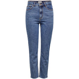 ONLY ONLY dame jeans EMILY Restudsalg Dark Blue Denim