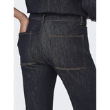 ONLY ONLY dame jeans ONLJUICY Loafer Dark Blue Denim