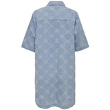 ONLY ONLY dame kjole ONLBELLE Restudsalg Light Blue Denim