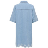 ONLY ONLY dame kjole ONLBELLE Dress Light Blue Denim