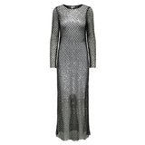 ONLY ONLY dame kjole ONLDONNA Restudsalg Black SEQUINS= BLACK AND SILVER