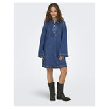 ONLY ONLY dame kjole ONLFREYA Restudsalg Medium blue denim
