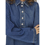 ONLY ONLY dame kjole ONLFREYA Restudsalg Medium blue denim