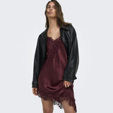 ONLY ONLY dame kjole ONLINDONA Dress Oxblood Red