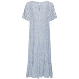 ONLY ONLY dame kjole ONLMAYA Restudsalg Cloud Dancer JOHANNE BLUE DITSY