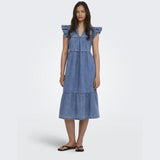 ONLY ONLY dame kjole ONLSHANIA Dress Medium blue denim
