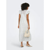 ONLY ONLY dame kjole ONLTEA-IDRIS Dress Cloud dancer wild bundels
