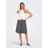 ONLY ONLY dame shorts ONLNALINA Shorts Medium grey melange