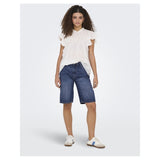 ONLY ONLY dame shorts ONLSONNY Shorts Dark Blue Denim