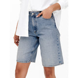 ONLY ONLY dame shorts ONLSONNY Shorts Light Blue Denim