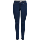 ONLY ONLY dame skinny jeans ONLRAIN Jeans Dark Blue Denim