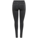 ONLY ONLY dame skinny jeans ONLRAIN Jeans Dark Grey Denim