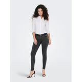 ONLY ONLY dame skinny jeans ONLRAIN Jeans Dark Grey Denim