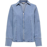 ONLY ONLY dame skjorte ONLFRIDA Shirt Light Medium Blue Denim