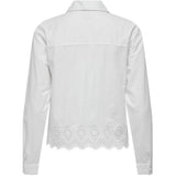 ONLY ONLY dame skjorte ONLLOU Shirt Bright White