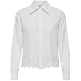 ONLY ONLY dame skjorte ONLLOU Shirt Bright White