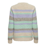 ONLY ONLY dame strik ONLMAGGIE Restudsalg Birch Picante/Aqua Sky/Pastel Lilac