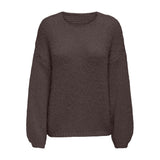 ONLY ONLY dame strik ONLNORDIC Knit Seal Brown