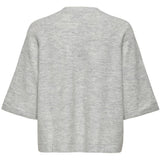 ONLY ONLY dame strik ONLSIMONI Knit Light Grey Melange