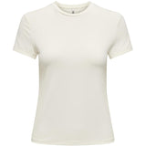 ONLY ONLY dame t-shirt ONLEA Restudsalg Cloud Dancer