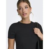ONLY ONLY dame t-shirt ONLJUNE T-shirt Black