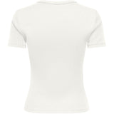 ONLY ONLY dame t-shirt ONLJUNE T-shirt Cloud Dancer