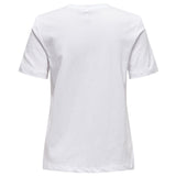 ONLY ONLY dame t-shirt ONLKETTY T-shirt Bright White Lemon