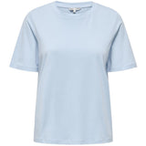 ONLY ONLY dame t-shirt ONLONLY T-shirt Cashmere Blue