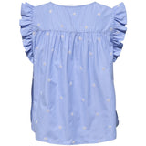 ONLY ONLY dame top ONLAMANDA Restudsalg Coronet Blue WHITE