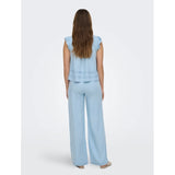 ONLY ONLY dame top ONLCHARIS Top Light Blue Denim