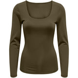 ONLY ONLY dame top ONLEA Top Dark Olive