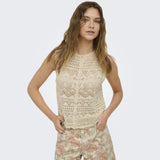 ONLY ONLY dame top ONLLUZA Top Birch Fmop Button
