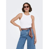 ONLY ONLY dame top ONLMADISON Tanktop Bright White HEART