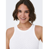 ONLY ONLY dame top ONLMADISON Tanktop Bright White HEART