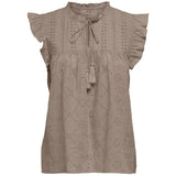 ONLY ONLY dame top ONLREVA Top Mocha Meringue