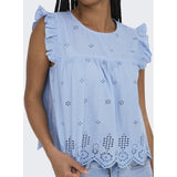 ONLY ONLY dame top ONLSILLA Top Bel air blue