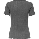 ONLY ONLY dame top ONLTENNA Top Dark grey melange