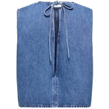 ONLY ONLY dame top ONLVIGGA Restudsalg Medium blue denim