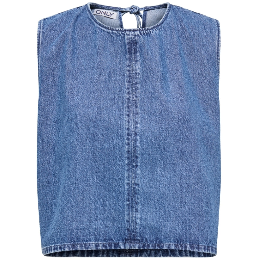 ONLY dam top ONLDORSI - Medium blue denim
