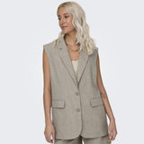 ONLY ONLY dame vest ONLLINDA Vest Fungi MELANGE