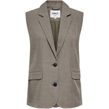 ONLY ONLY dame vest ONLLINDA Vest Major Brown Melange