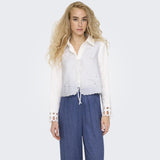 ONLY ONLY dame vest ONLLOU Restudsalg Bright White