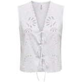 ONLY ONLY dame vest ONLLOU Restudsalg Bright White