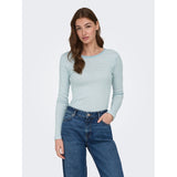 ONLY Only dame bluse ONLMADISON Blouse Cloud Dancer Vivi Winter Sky