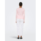 ONLY Only dame bluse ONLMADISON Blouse Cloud Dancer Vivi romance rose