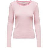 ONLY Only dame bluse ONLMADISON Blouse Cloud Dancer Vivi romance rose