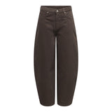 ONLY Only dame bukser ONLTAYLOR Jeans Dark Brown