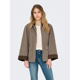 ONLY Only dame jakke ONLEJA Jacket Walnut Chocolate Brown