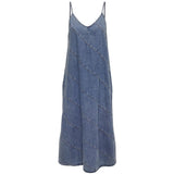 ONLY Only dame kjole ONLDIA Dress Light Blue Denim